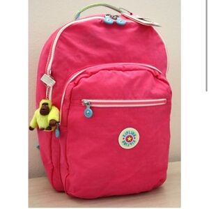 Kipling Vibrant Pink Kids Backpack